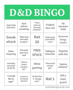 D&D BINGO (Download)