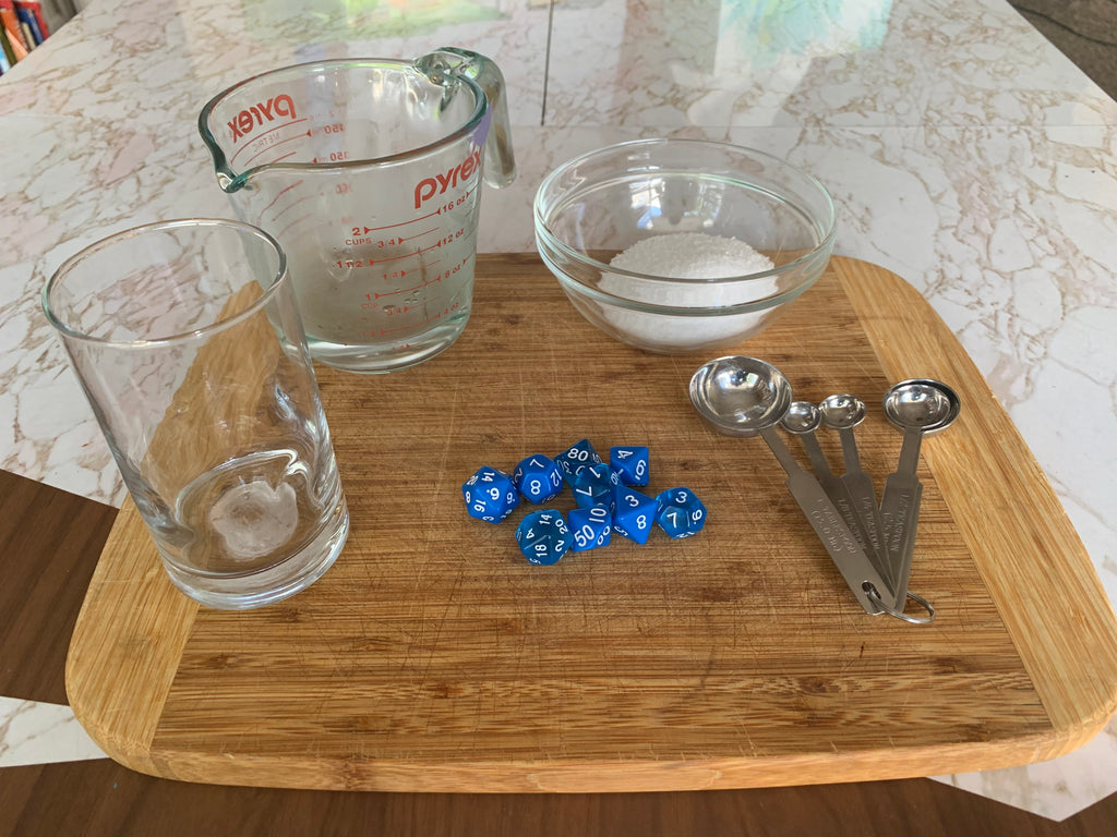 How to Salt Water test your Dice